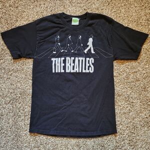 The Beatles Y2K Abbey Road Black T-Shirt - Size Medium